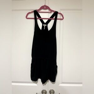 Kirra like new Rayon/spandex, romper, size small with drawstring and pockets